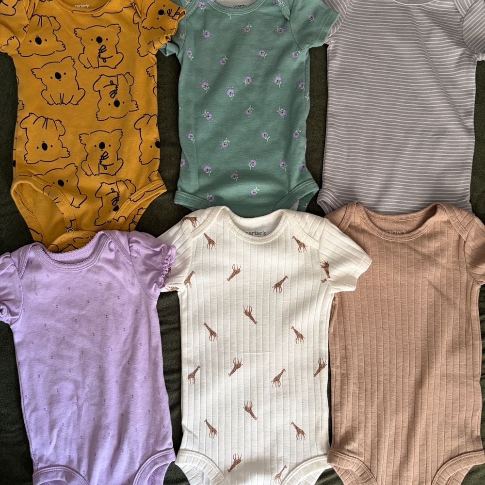 3-6 month bodysuits